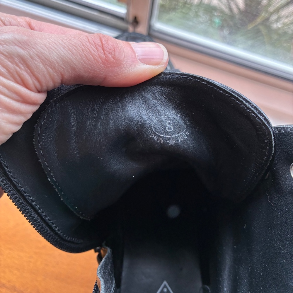 Fluevog Slacker sz 8 moto/ ankle boots - Picture 6 of 11